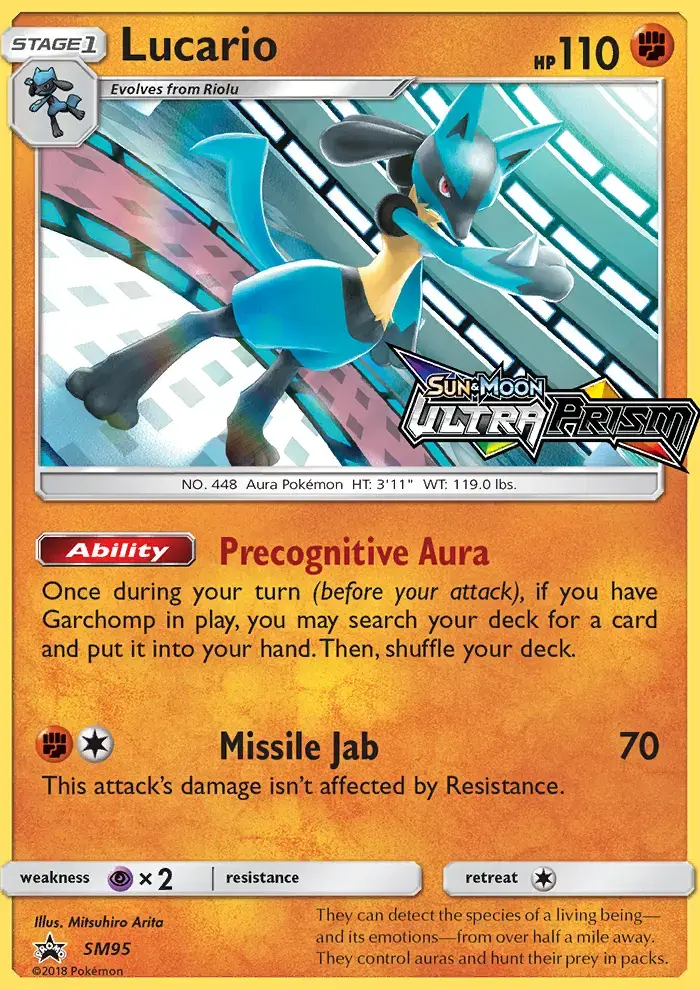 Lucario #SM95 — Sun & Moon Promos
