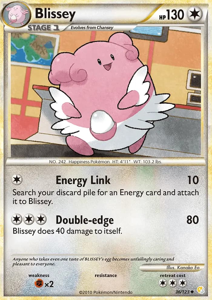 Blissey #36 — HeartGold SoulSilver