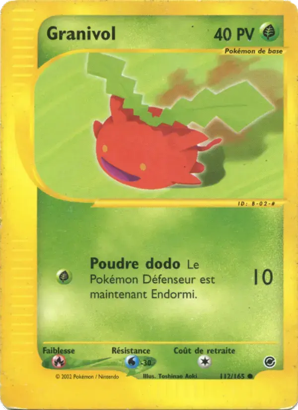Carte Pokémon Granivol #112 — Expédition