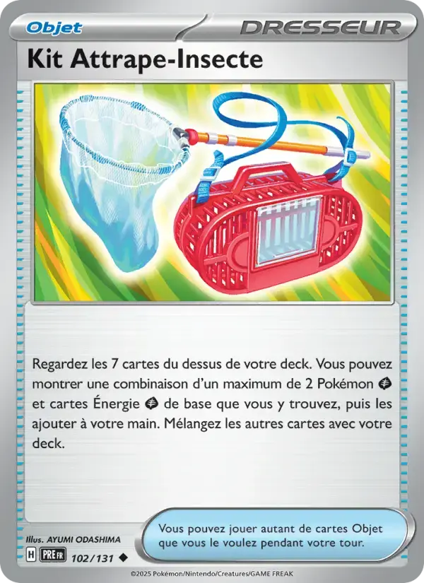 Carte Pokémon Kit Attrape-Insecte #102 — Évolutions Prismatiques