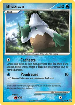 Carte Pokémon Blizzi #74 — Tempête
