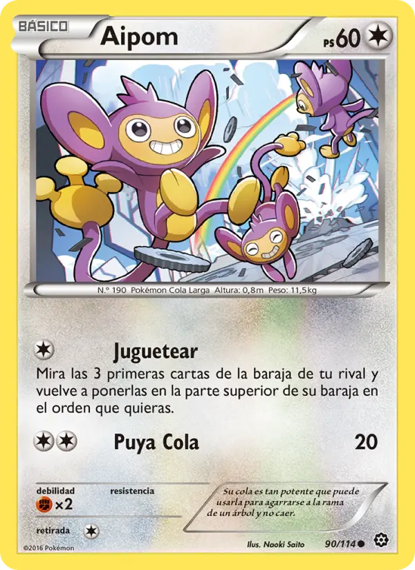 Carte Pokémon Capumain #90 — Offensive Vapeur
