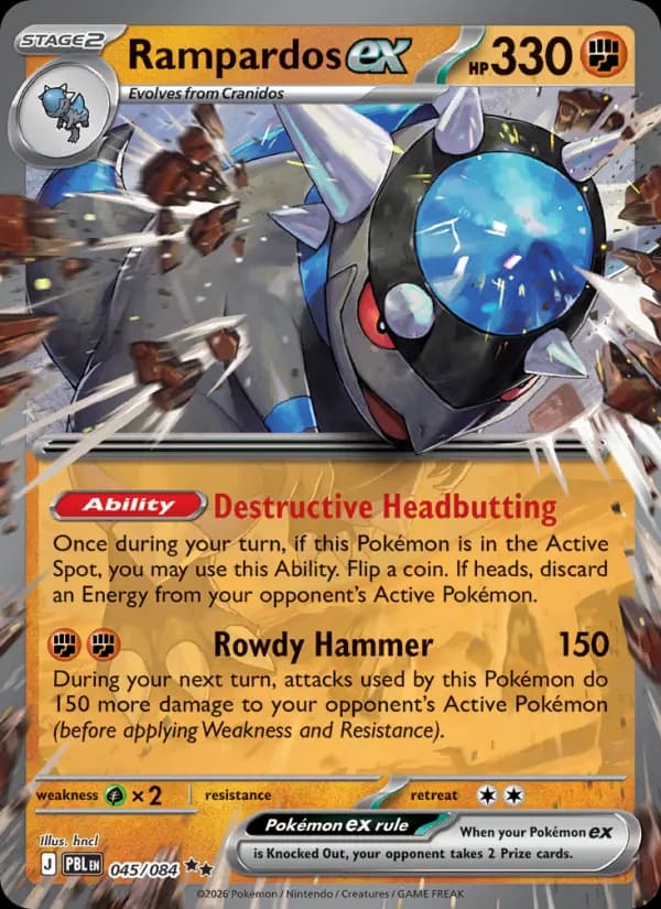 Rampardos ex #045 — Pitch Black