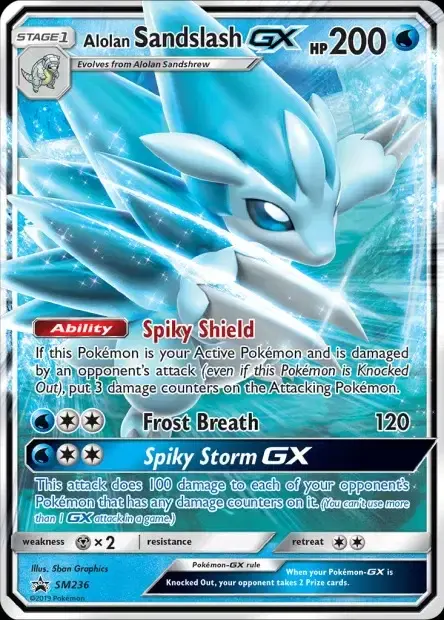 Carte Pokémon Sablaireau d'Alola-GX #SM236 — Jumbo