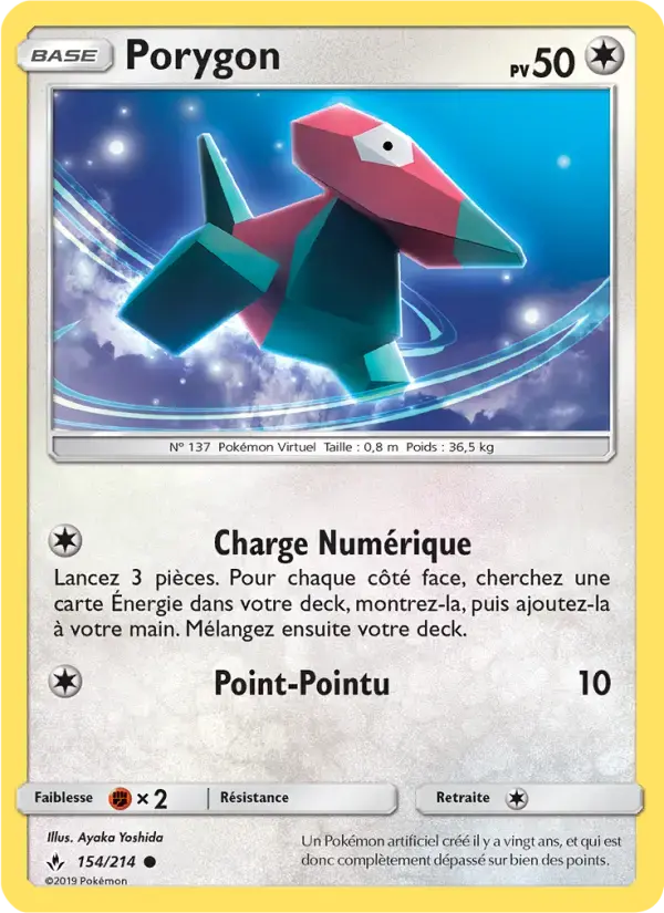 Carte Pokémon Porygon #154 — Alliance Infaillible