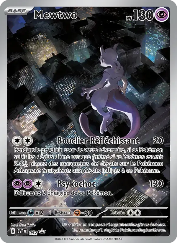 Carte Pokémon Mewtwo #052 — Promos Écarlate et Violet