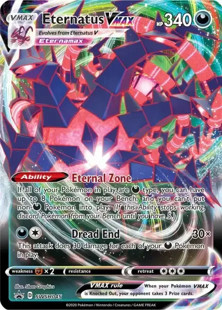 Carte Pokémon Éthernatos-VMAX #SWSH045 — Jumbo