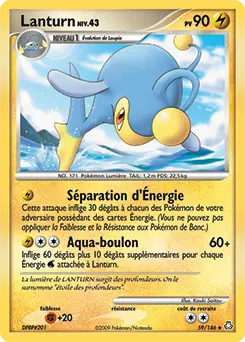 Carte Pokémon Lanturn #59 — Éveil des Légendes