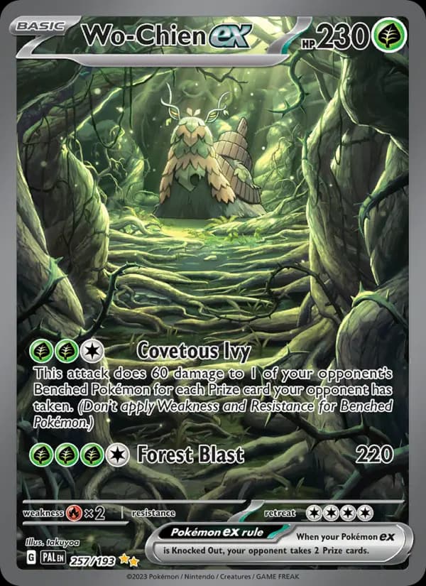 Wo-Chien ex #257 — Paldea Evolved