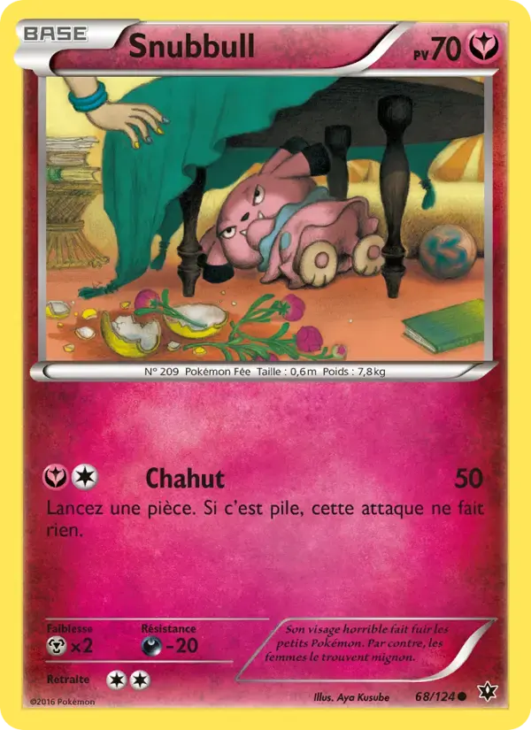 Carte Pokémon Snubbull #68 — Impact des Destins