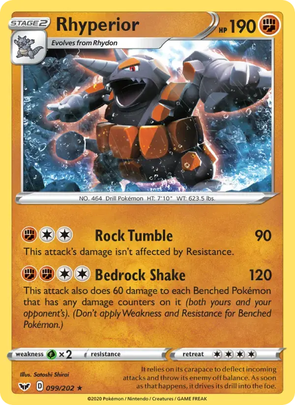 Rhyperior #99 — Sword & Shield