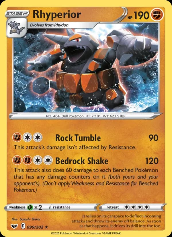Rhyperior #99 — Sword & Shield