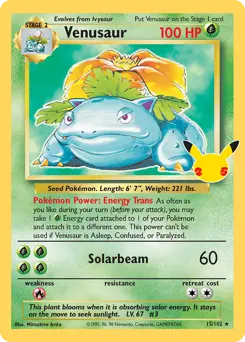 Venusaur #28 — Celebrations