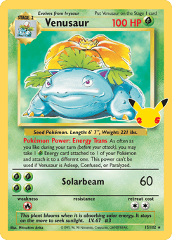 Carte Pokémon Florizarre #28 — Célébrations