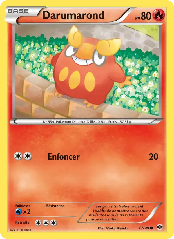Carte Pokémon Darumarond #17 — Destinées Futures