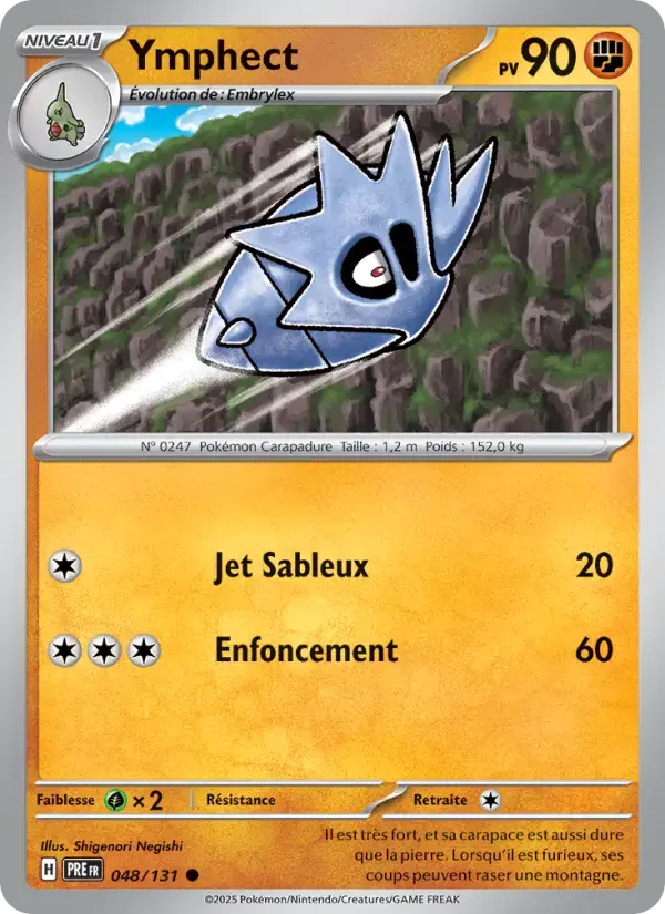 Carte Pokémon Ymphect #048 — Évolutions Prismatiques