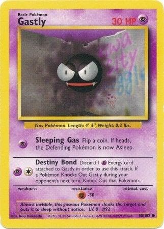 Gastly #50 — Base Set