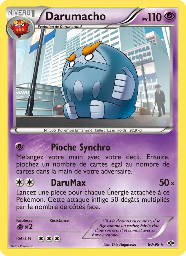Carte Pokémon Darumacho #60 — Destinées Futures