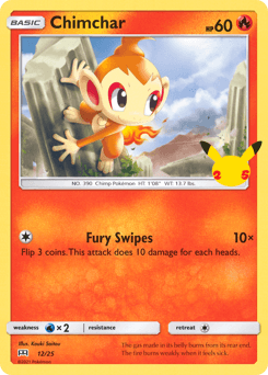 Carte Pokémon Chimpenfeu #12 — 2021 Promo McDonald's