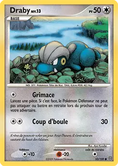 Carte Pokémon Draby #53 — Tempête