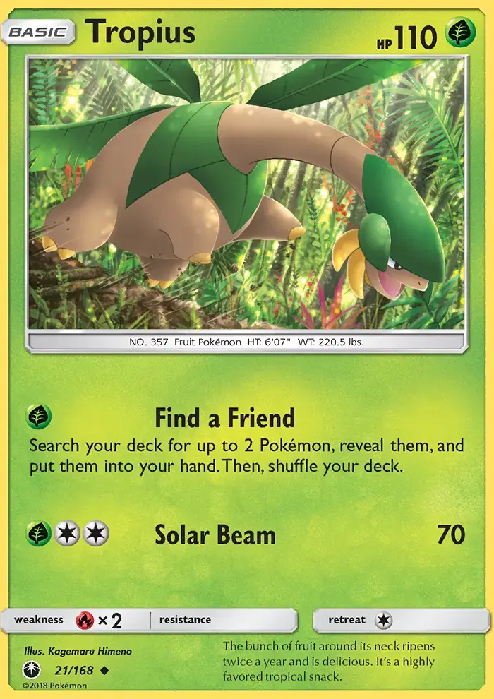 Tropius #21 — Celestial Storm