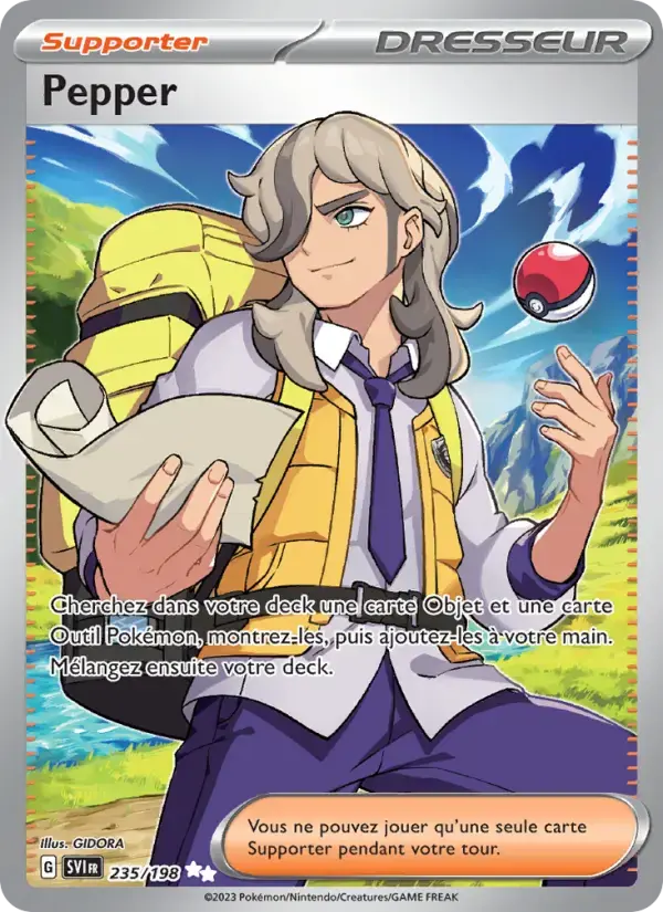Carte Pokémon Pepper #235 — Écarlate et Violet