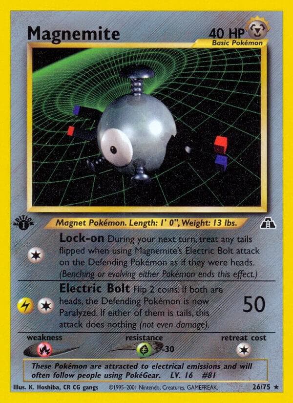 Magnemite #26 — Neo Discovery