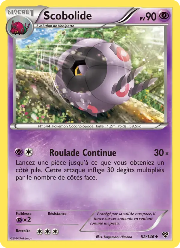 Carte Pokémon Scobolide #52 — XY