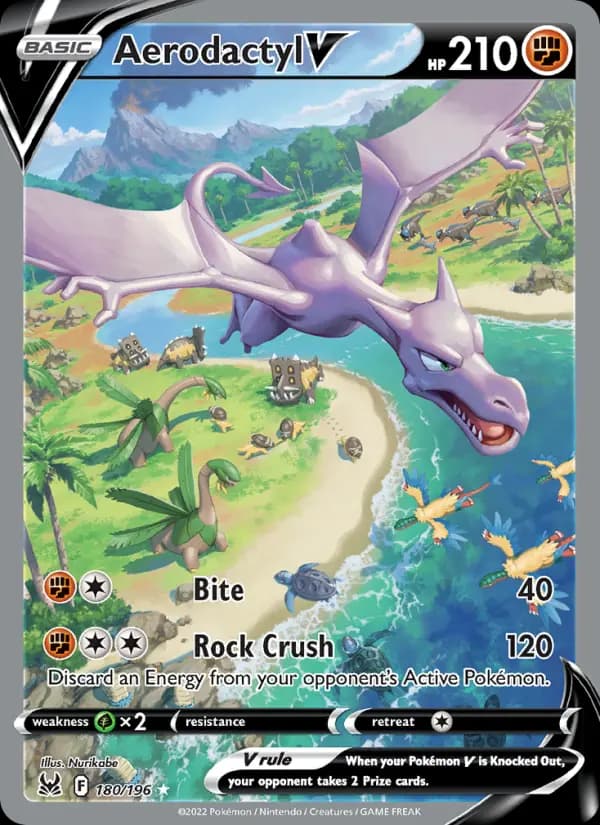Aerodactyl V #180 — Lost Origin