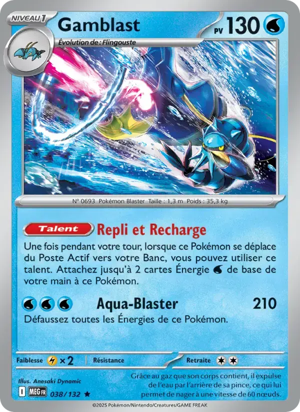 Carte Pokémon Gamblast #038 — Méga-Évolution