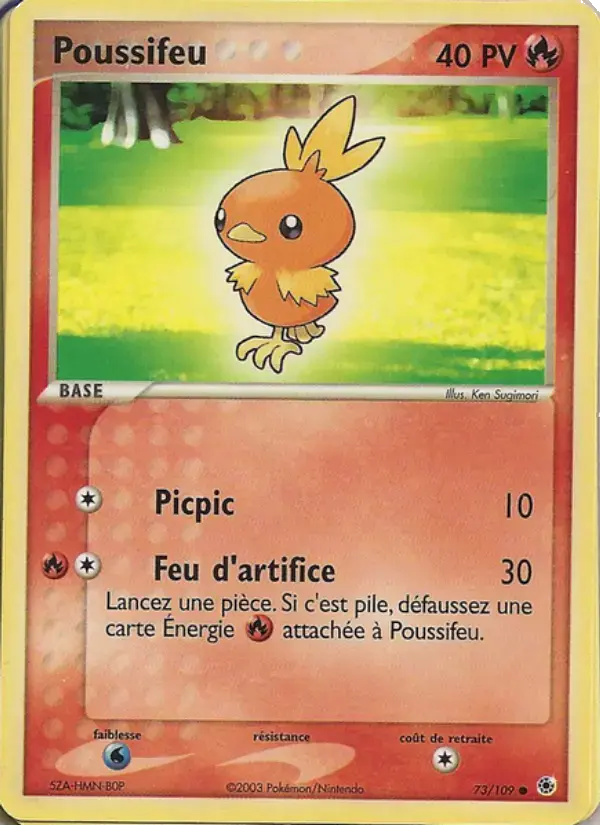 Carte Pokémon Poussifeu #73 — Rubis & Saphir