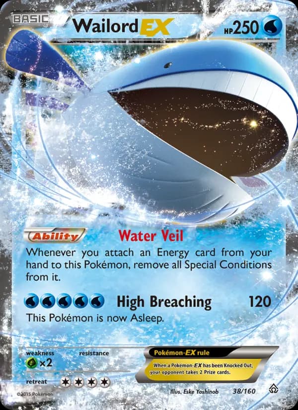 Wailord EX #38 — Primal Clash