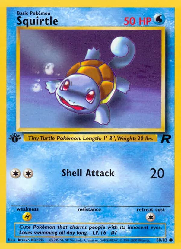 Squirtle #68 — Team Rocket