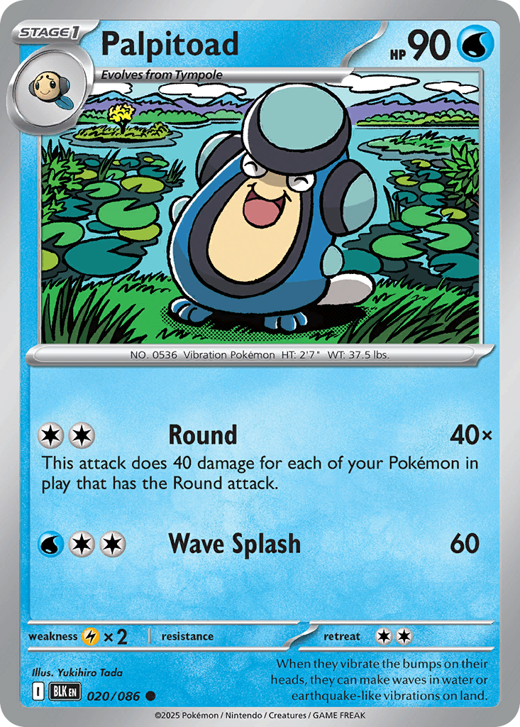 Carte Pokémon Batracné #020 — Foudre Noire
