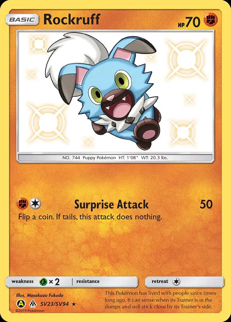 Rockruff #SV23 — Hidden Fates
