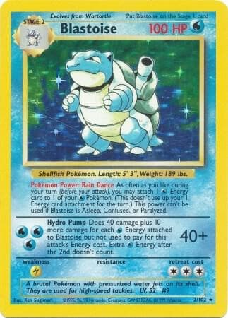 Blastoise #2 — Base Set