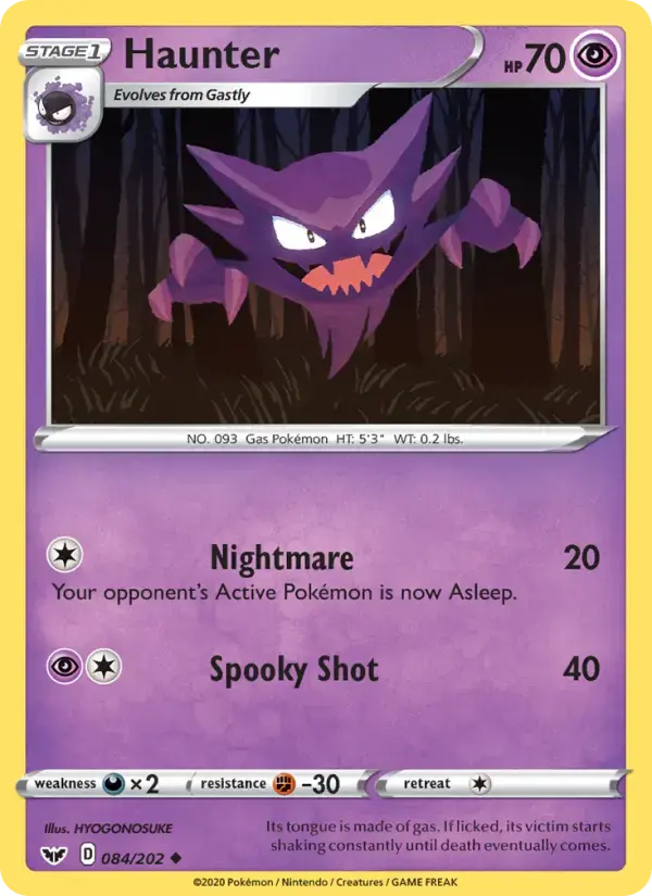 Haunter #84 — Sword & Shield