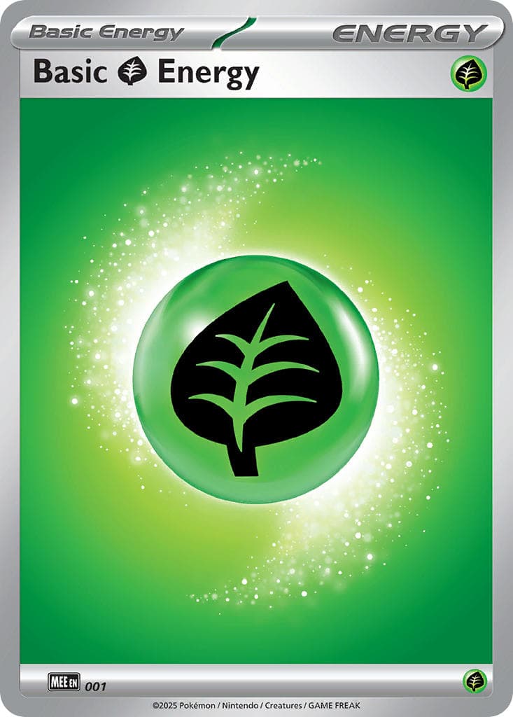 Carte Pokémon Énergie Plante #001 — Énergies Méga-Évolution