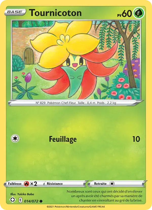 Carte Pokémon Tournicoton #14 — Destinées Radieuses