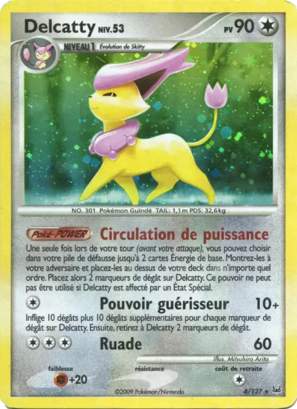Carte Pokémon Delcatty #4 — Platine