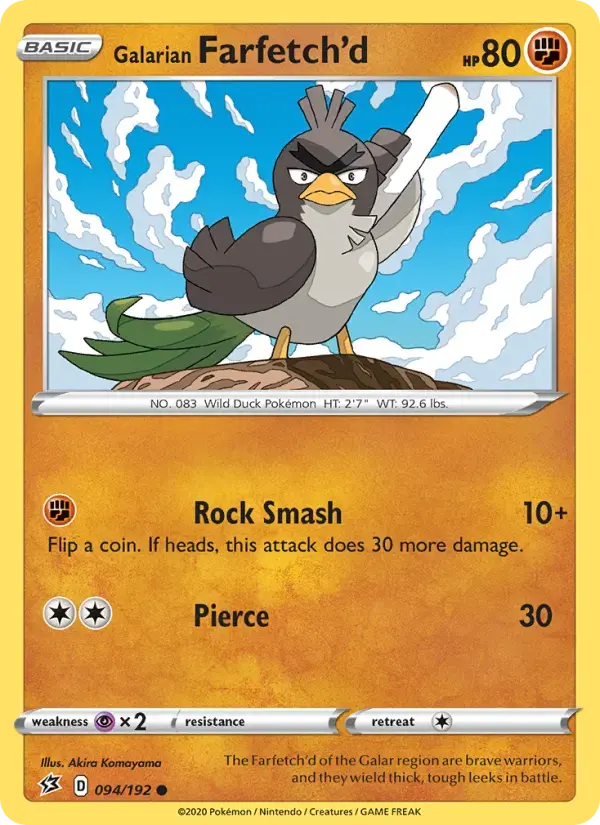 Galarian Farfetch'd #94 — Rebel Clash