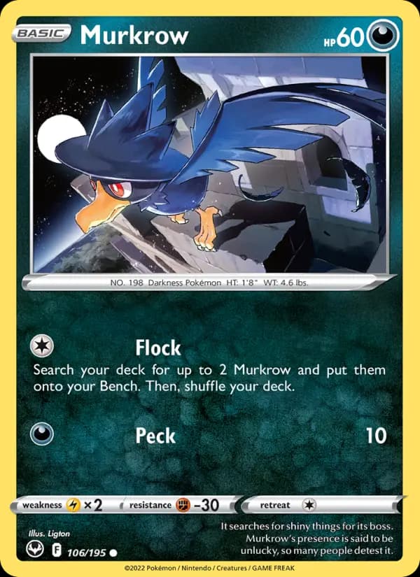 Murkrow #106 — Silver Tempest