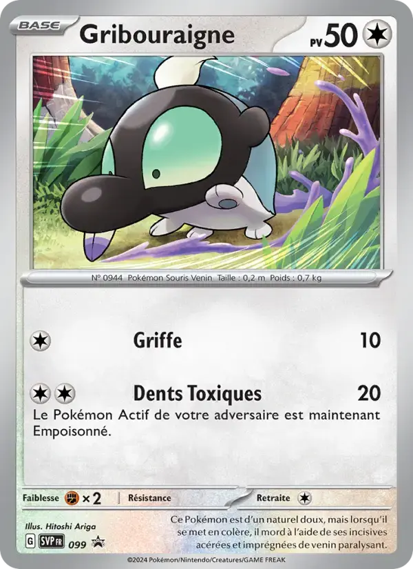 Carte Pokémon Gribouraigne #099 — Promos Écarlate et Violet
