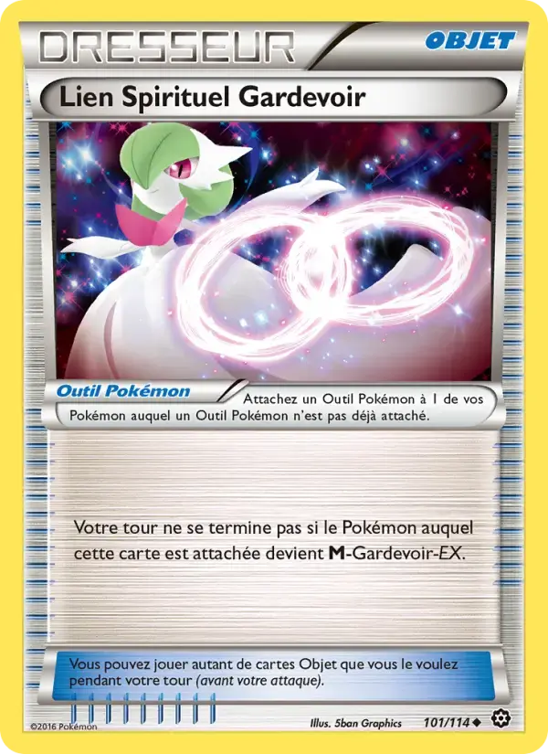 Carte Pokémon Lien Spirituel Gardevoir #101 — Offensive Vapeur