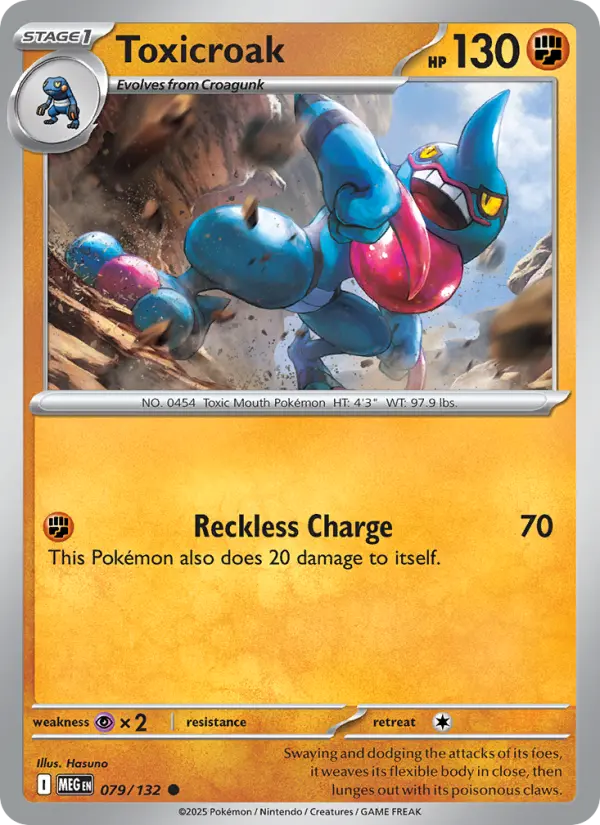 Carte Pokémon Coatox #079 — Méga-Évolution
