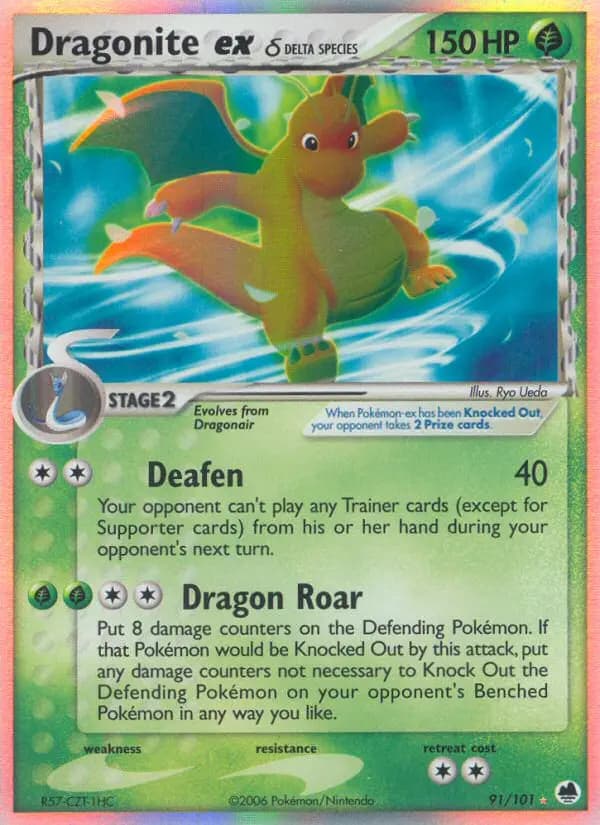 Dragonite ex δ #091 — Dragon Frontiers