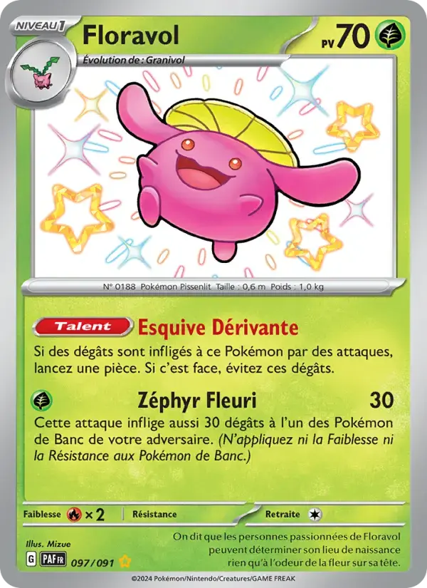 Carte Pokémon Floravol #097 — Destinées de Paldea