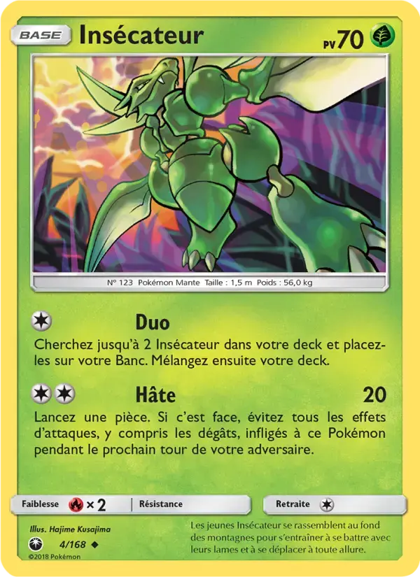 Carte Pokémon Insécateur #4 — Tempête Céleste