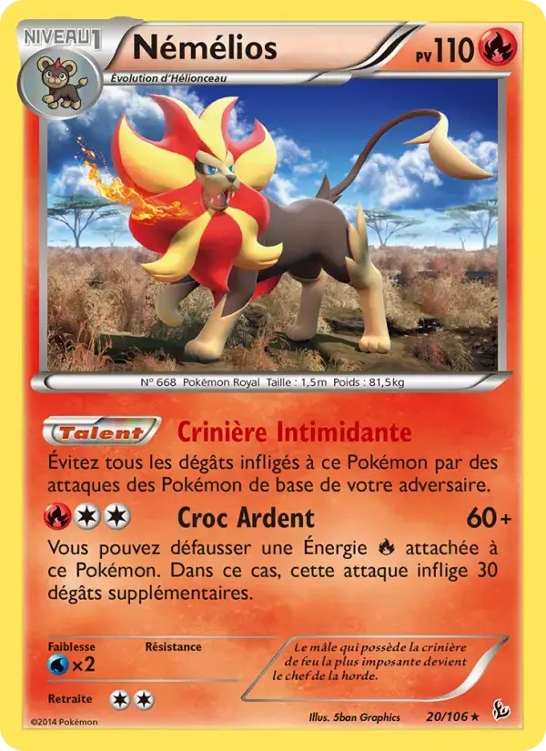 Carte Pokémon Némélios #20 — Étincelles