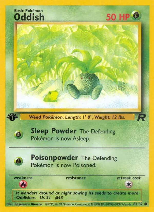 Oddish #63 — Team Rocket
